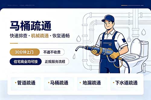 高陵马桶疏通