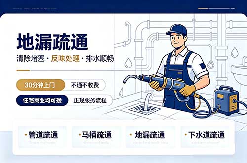高陵地漏疏通