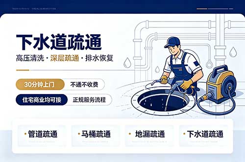 高陵下水道疏通
