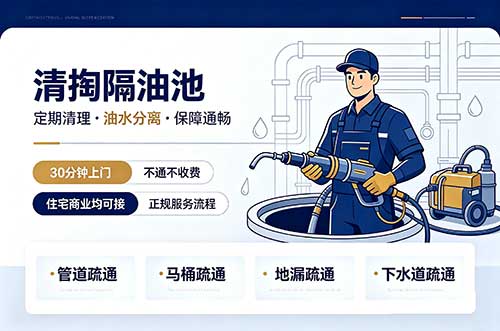 高陵清掏隔油池